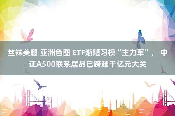 丝袜美腿 亚洲色图 ETF渐陋习模“主力军”， 中证A500联系居品已跨越千亿元大关