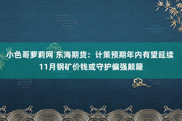 小色哥萝莉网 东海期货：计策预期年内有望延续 11月钢矿价钱或守护偏强颠簸